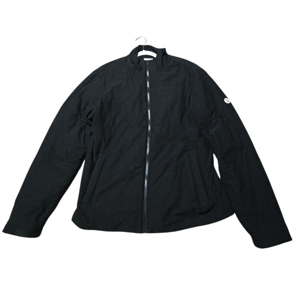 Vuori Mens Primaloft Insulated Full Zip Thick Jacket Black V557 Large